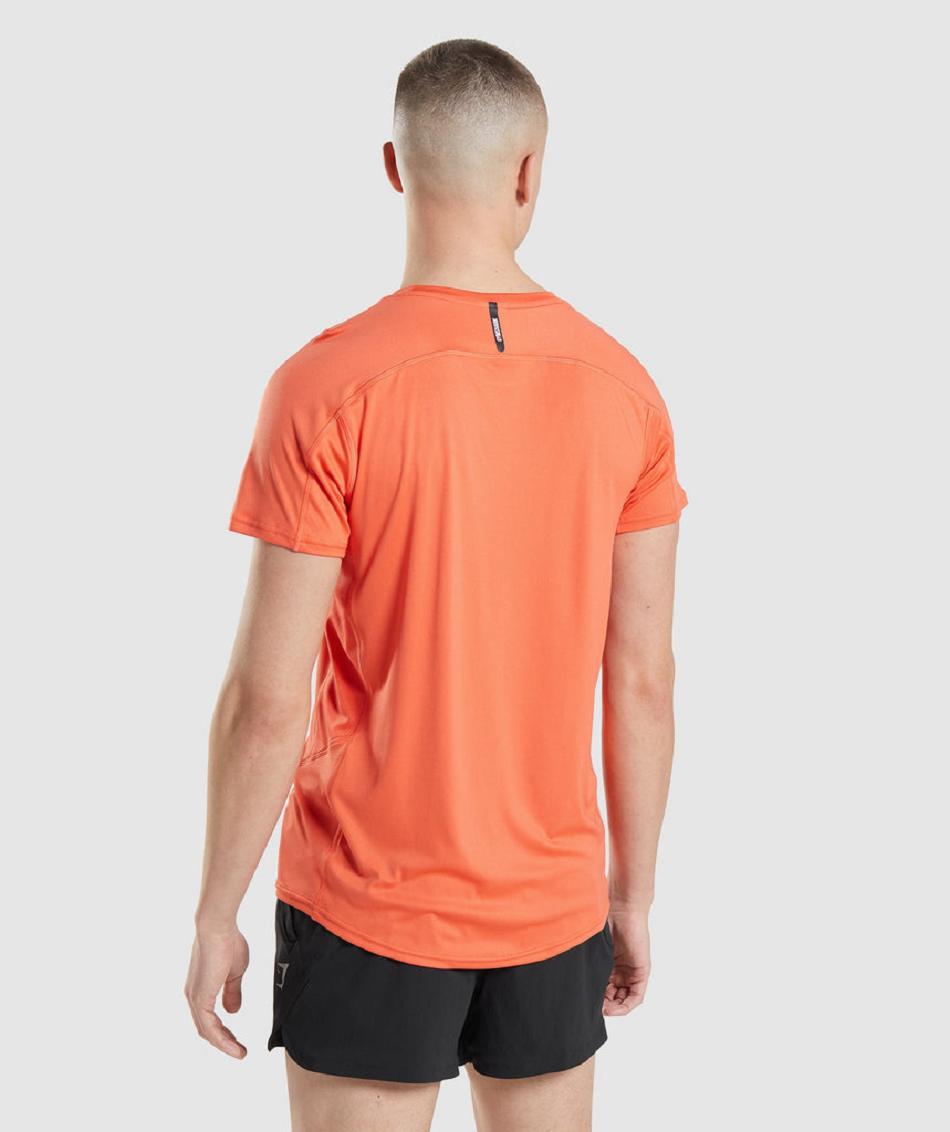 Gymshark Speed Evolve Muške T Shirts Narančaste | HR 2349BEX